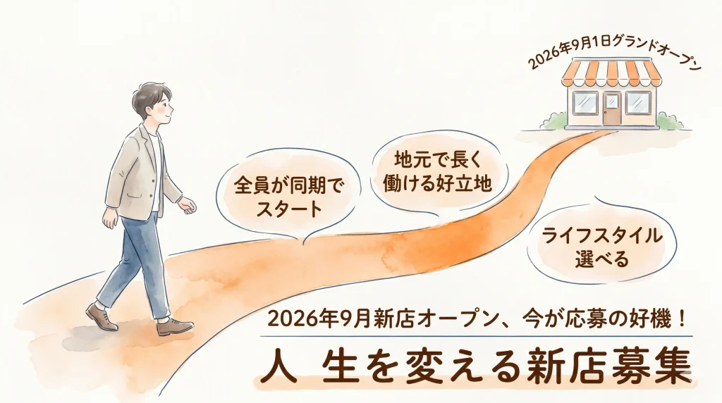 買取大吉瑞穂武蔵店の新規オープニングスタッフ募集のイラスト